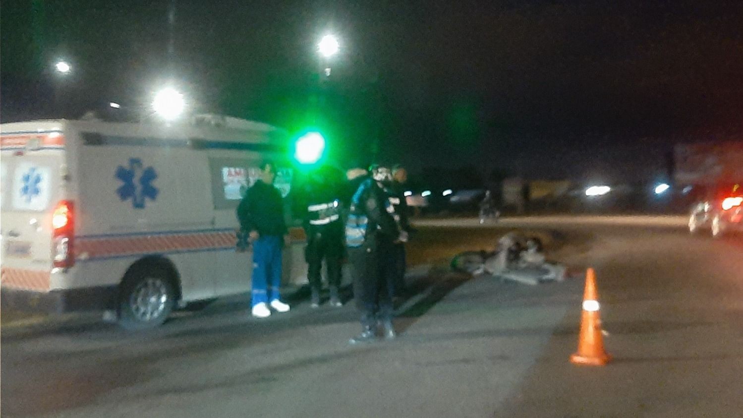 Nuevo siniestro vial involucró a dos motocicletas y huyó uno de los conductores