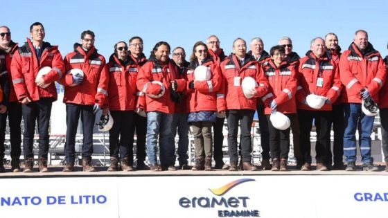 Sáenz y autoridades de Eramine inauguraron la primera mina en ...